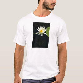 ホワイトロータスハスの花 Tシャツ