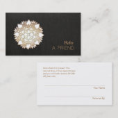 ホワイトロータスフラワーサロン&スパ紹介 紹介カード (正面/裏面)