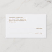 ホワイトロータスフラワーサロン&スパ紹介 紹介カード (裏面)