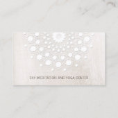 ホワイトロータスマンダラヨガアンドメディテーションインストラクター 名刺 (正面)