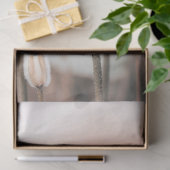 ホワイトロータス，バラピンク，パンパスグラス，霧の多い湖 薄葉紙 (ギフト)