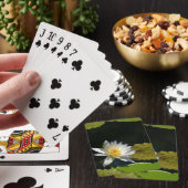 ホワイトロータス《植物》スイレンとリリーパッドトランプ トランプ (インサイチュ)