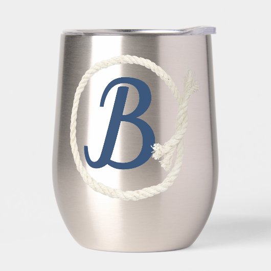 ホワイトロープフレーム内のモノグラム (左面)