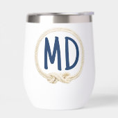 ホワイトロープフレーム内のモノグラム (左面)