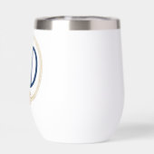 ホワイトロープフレーム内のモノグラム (背面)