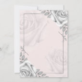 ホワイトロー素朴ズ写真テンプレート日付の保存 案内状 (裏面)