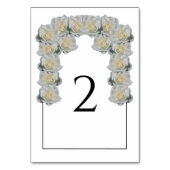 ホワイトロー結婚ズのテーブル番号カード テーブルナンバー (裏面)