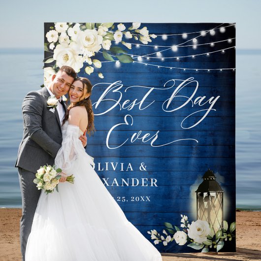 ホワイトロ王室のーズブルー結婚ウッド タペストリー