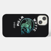 ホワイトワイルムロゴ iPhoneケース (裏面横)