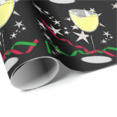 ホワイトワインクリスマス ラッピングペーパー (ロールコーナー)