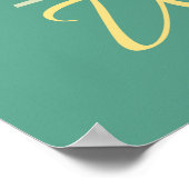 ホワイトワイングラスのポスター ポスター (角)