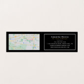 ホワイトワイングラス、ワインバー/ワイナリー、詳細 名刺 (内部フラット)