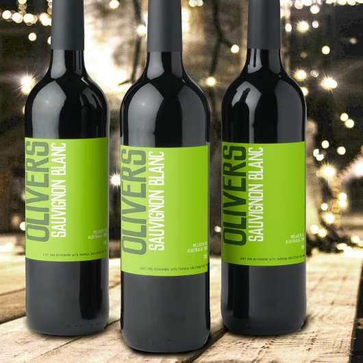 ホワイトワインホームワインメーカー文字カスタム ワインラベル