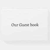 ホワイトワンデイリハ遠くにーサルディナー結婚ズ ゲストブック (裏面)