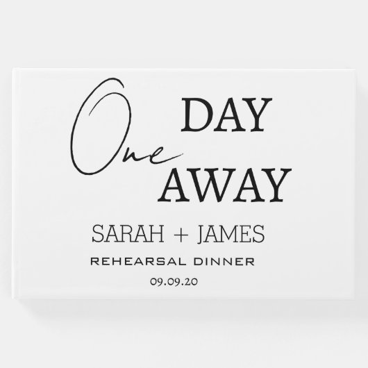 ホワイトワンデイリハ遠くにーサルディナー結婚ズ ゲストブック (正面)