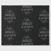 ホワイトワールド最高のママの母親の日 ラッピングペーパー (フラット)