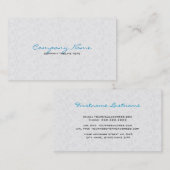 ホワイトヴィンテージオランテレーステンプレート 名刺 (正面/裏面)