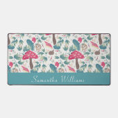 ホワイトヴィンテージコテージコア デスクマット (正面)