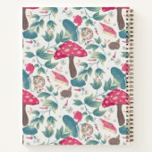 ホワイトヴィンテージコテージコア ノートブック (裏面)