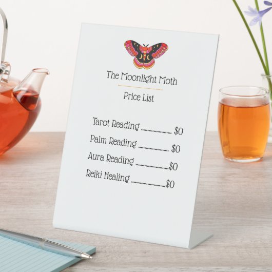 ホワイトヴィンテージタトゥースタイルアートモスペデスタルサイン 台座サイン (インサイチュ)