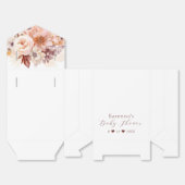 ホワイトヴィンテージフローラ秋ベビーシャワー フェイバーボックス (見開き)