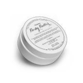 ホワイト体バター製品ラベル ラウンドシール