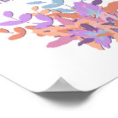 ホワイト保「ハートの平和」フローラポスター ポスター (角)