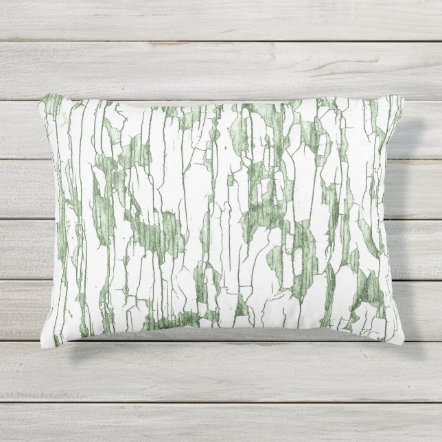 ホワイト剥離絵を描 アウトドアクッション (正面)