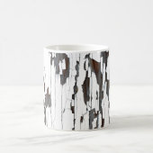 ホワイト剥離絵を描 コーヒーマグカップ (中央)
