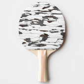 ホワイト剥離絵を描 卓球ラケット (正面)