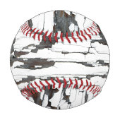 ホワイト剥離絵を描 野球ボール (裏面)
