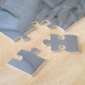 ホワイト回転木馬ホースパズル ジグソーパズル (側面)