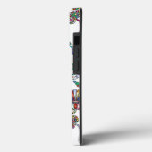 ホワイト地にアンティーク調のマルチカラーの花柄 Case-Mate iPhoneケース (裏面 / 左)