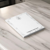 ホワイト大理石ノート ノートパッド