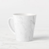ホワイト大理石 カフェラテマグ (左アングル)