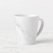 ホワイト大理石 カフェラテマグ (右アングル)