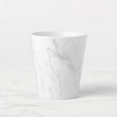 ホワイト大理石 カフェラテマグ (正面)