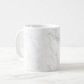  ホワイト大理石 コーヒーマグカップ (正面左)