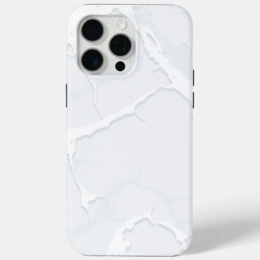 ホワイト大理石 スクラップ エレガント Case-Mate iPhoneケース (裏面)