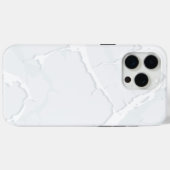 ホワイト大理石 スクラップ エレガント Case-Mate iPhoneケース (裏面 (横))