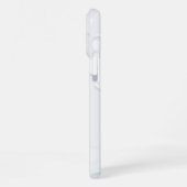 ホワイト大理石 スクラップ エレガント iPhoneケース (左側面)