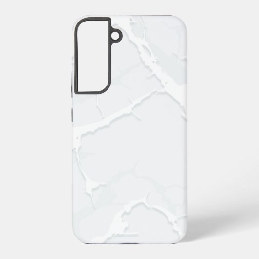 ホワイト大理石 スクラップ エレガント SAMSUNG GALAXYケース (裏面)
