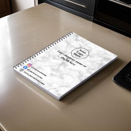 ホワイト大理石 ノートブック