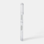 ホワイト大理石 ボヘミアン風 iPhone 16ケース (右側面)