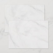 ホワイト大理石 出欠カード (正面/裏面)