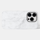 ホワイト大理石 Case-Mate iPhoneケース (裏面 (横))