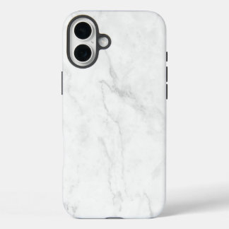 ホワイト大理石 iPhone 16 PLUSケース
