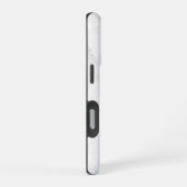 ホワイト大理石 iPhoneケース (右側面)
