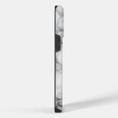 ホワイト大理石 iPhoneケース (右側面)