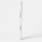 ホワイト大理石 iPhoneケース (右側面)